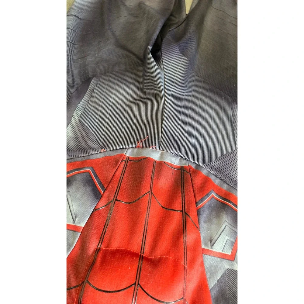 Disney Marvel Spider-Man Far From Home Kids Costume Red Black Size 7/8 Mask Set - Picture 7 of 9